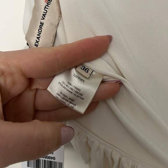 SOLD NWT ALEXANDRE VAUTHIER Ruched stretch-jersey halterneck gown size 36 - Picture 7 of 10